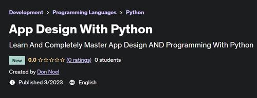 App Design With Python