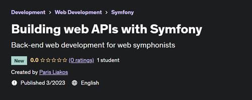 Building web APIs with Symfony