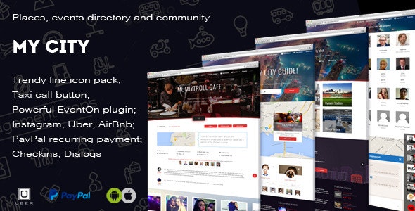 ThemeForest - MyCity v7.9.7 - Geolocation directory and events guide - 12265153