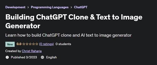 Building ChatGPT Clone & Text to Image Generator –  Download Free