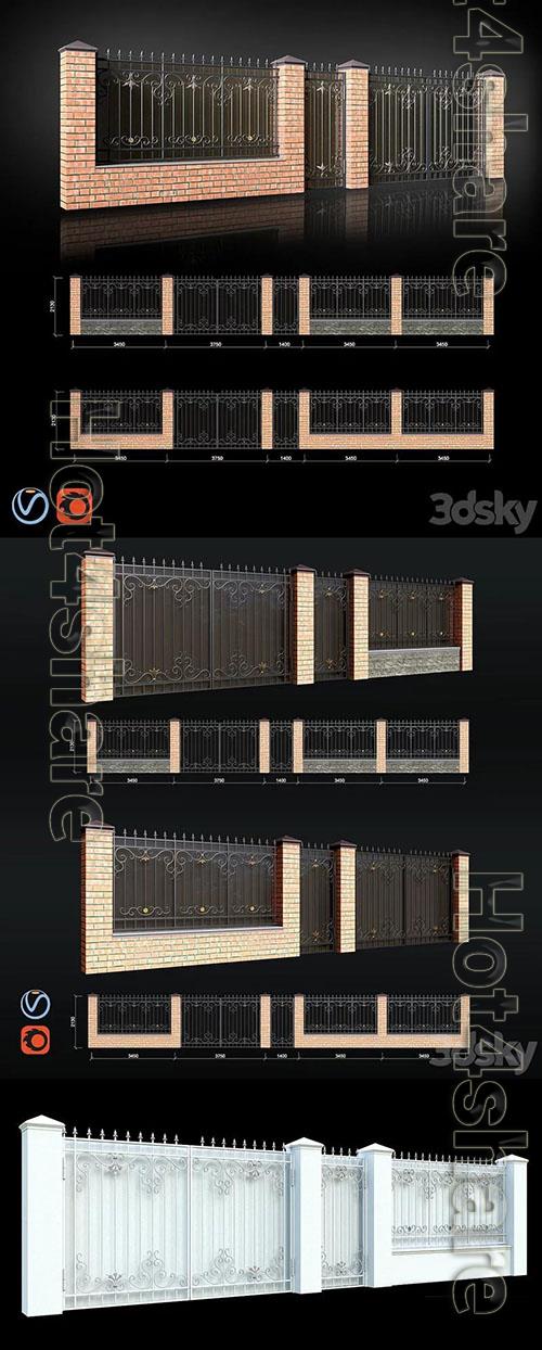 Fence With Gates and Wicket
