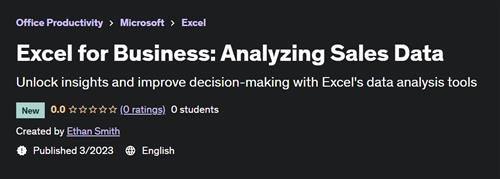 Excel for Business - Analyzing Sales Data