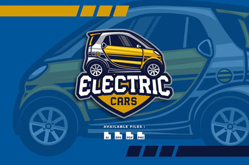Electric Car Automotive Transportation logo design