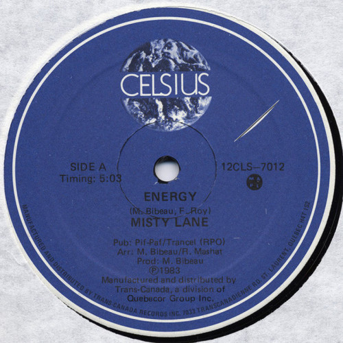 Misty Lane - Energy (Vinyl, 12'') 1983 (Lossless)