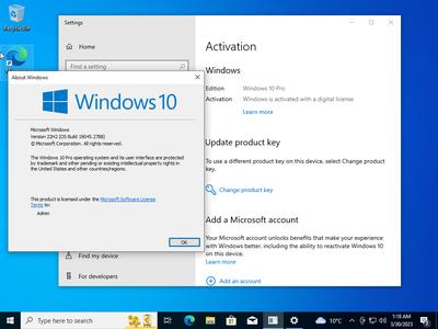 Windows 10 Pro 22H2 build 19045.2788 Preactivated Multilingual (x64) 