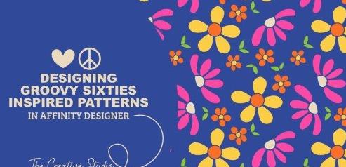 Creating Groovy 60s inspired surface pattern designs in Affinity Designer