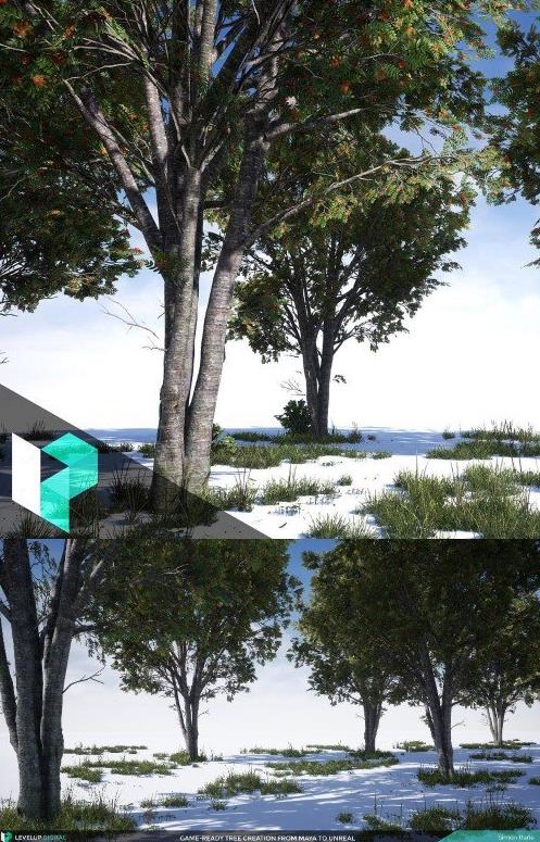Game-Ready Tree Creation from Maya to Unreal - Simon Barle