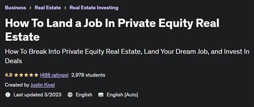 How To Land a Job In Private Equity Real Estate