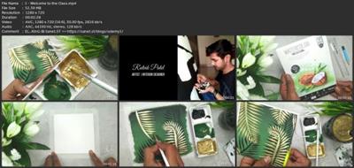 Palm Leaves Gouache Painting - Easy, Simple And Elegant  Pain 85957feeab56c1985d85153272162d7d