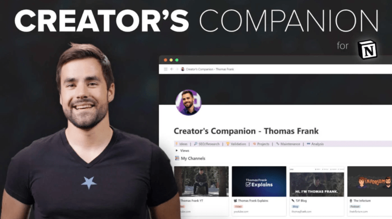 Thomas Frank – Creator's Companion (Ultimate Brain Edition) 2023 –  Free Download