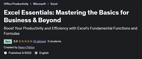 Excel Essentials Mastering the Basics for Business & Beyond –  Download Free