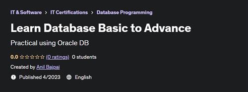 Learn Database Basic to Advance