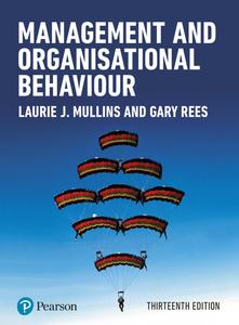 Management and Organisational Behaviour, 13th Edition
