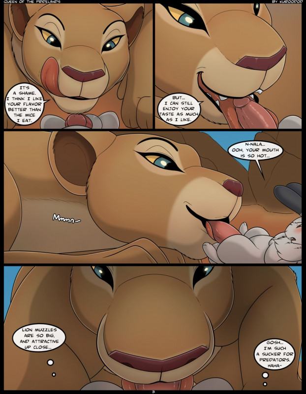 Kuroodod - Queen of the PrideLands (The Lion King) Porn Comics