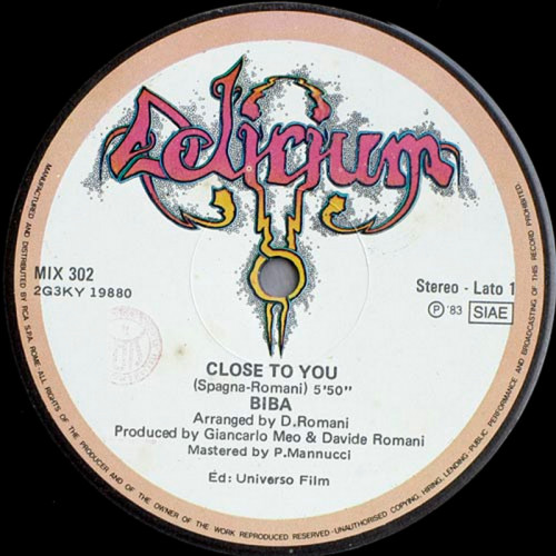 Biba - Close To You (Vinyl, 12'') 1983 (Lossless)