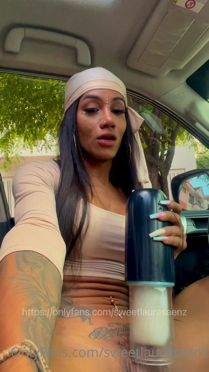 Premiering My New Car With Lots Of Milk As I - Laura Saenz (@sweetlaurasaenz) [Onlyfans] (UltraHD/2K 1920p)