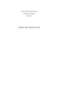 After the Shock City Urban Culture and the Making of Modern Citizenship