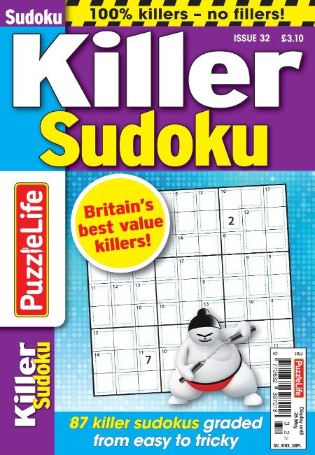 PuzzleLife Killer Sudoku – 30 March 2023