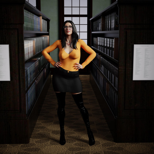 Twistedplayr - The Librarian was a Witch 3D Porn Comic