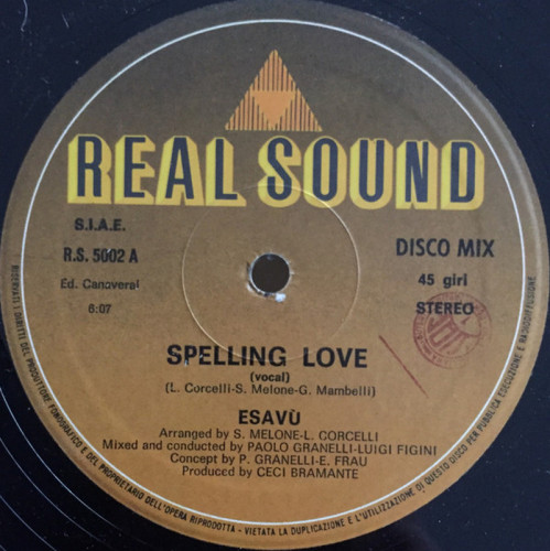 Esav&#249; - Spelling Love (Vinyl, 12'') 1983 (Lossless)