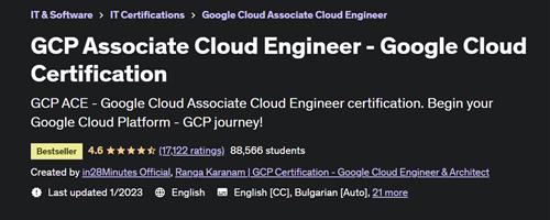 GCP Associate Cloud Engineer –  Google Cloud Certification –  Download Free