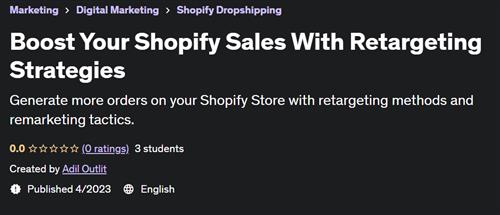 Boost Your Shopify Sales With Retargeting Strategies –  Download Free