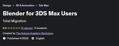 Blender for 3DS Max Users