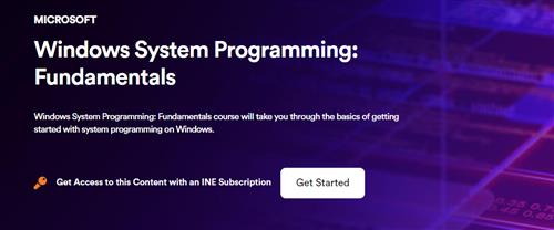 INE - Windows System Programming - Security