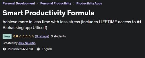 Smart Productivity Formula