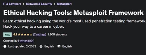 Ethical Hacking Tools - Metasploit Framework