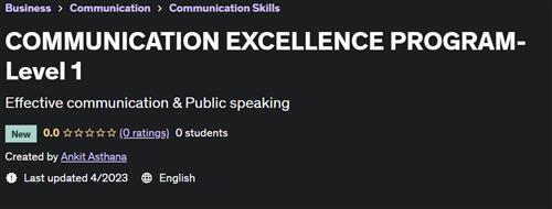 Communication Excellence Program- Level 1