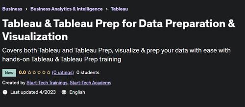 Tableau & Tableau Prep for Data Preparation & Visualization