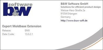 BUW EMX (Expert Moldbase Extentions) 13.0.3.20 for Creo 7.0  Multilingual 989f6393fa496c97962846fee80e0722