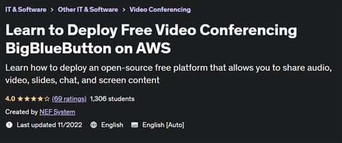 Learn to Deploy Free Video Conferencing BigBlueButton on AWS