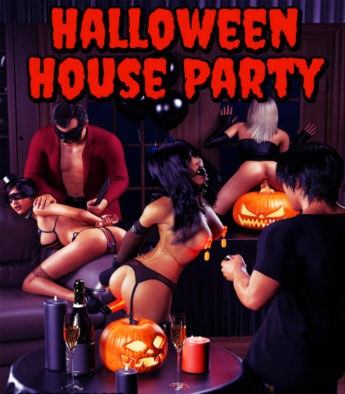 Hawke - Halloween House Party 1 3D Porn Comic