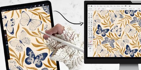 From Procreate to Adobe Illustrator Without Losing ANY Hand– Drawn Details –  Download Free