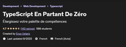 TypeScript En Partant De Zéro