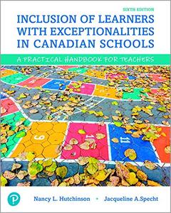 Inclusion of Learners with Exceptionalities in Canadian Schools A Practical Handbook for Teachers