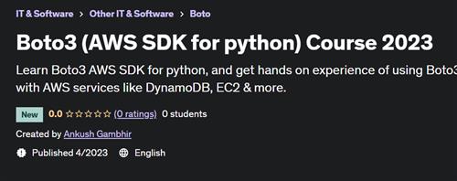 Boto3 (AWS SDK for python) Course 2023