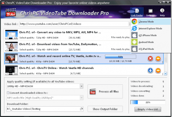 ChrisPC VideoTube Downloader Pro 14.24.0217 Multilingual