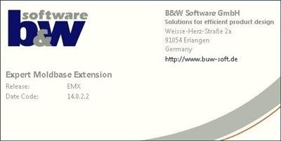 BUW EMX (Expert Moldbase Extentions) 14.0.3.1 for Creo 8.0  Multilingual D9ff4df0759a349f888810d7e3c71ad3