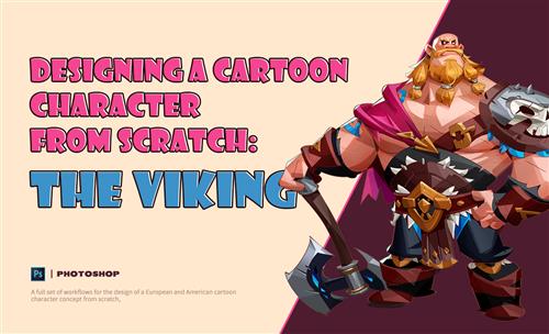 Wingfox – Designing a Cartoon Character from Scratch – The Viking with Lock Teng