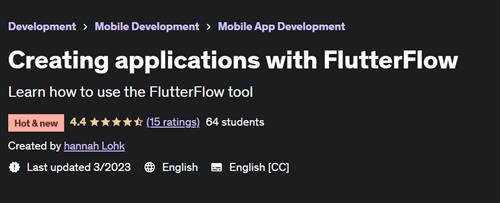Creating applications with FlutterFlow