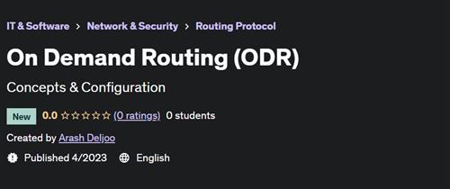 On Demand Routing (ODR)