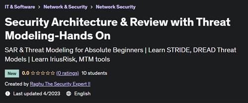 Security Architecture & Review with Threat Modeling-Hands On
