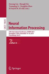 Neural Information Processing (Part VI)