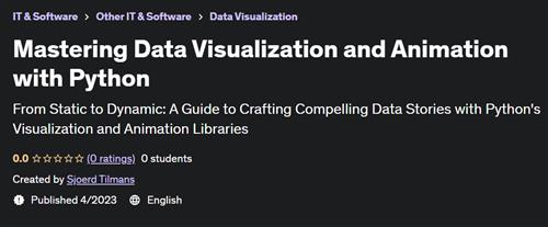 Mastering Data Visualization and Animation with Python –  Download Free