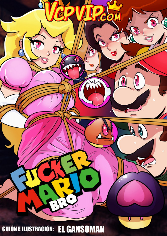 Gansoman - Fucker Mario Bros. Porn Comic