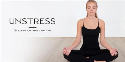 Unstress: 21 Days of  Meditation 6d816e93c19392a145af960695c966a3