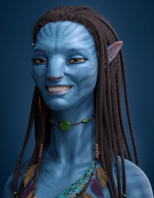 Avatar Character Modeling in Blender 4ace99b067b6ff32b711df7cfa151c0d